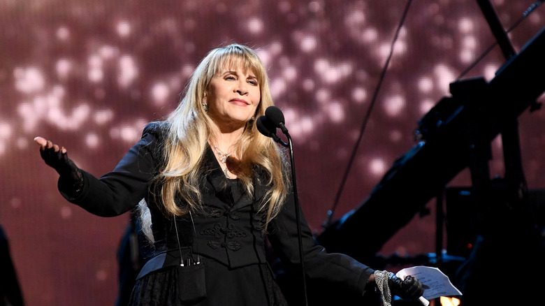 Stevie Nicks at the Rock Hall of Fame ceremony