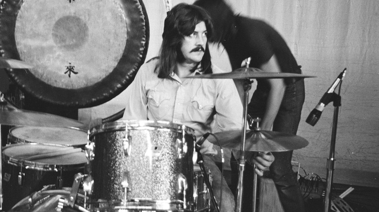 John Bonham playing the drums