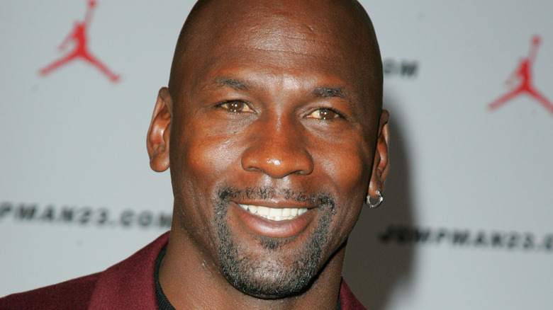 Michael Jordan smiling
