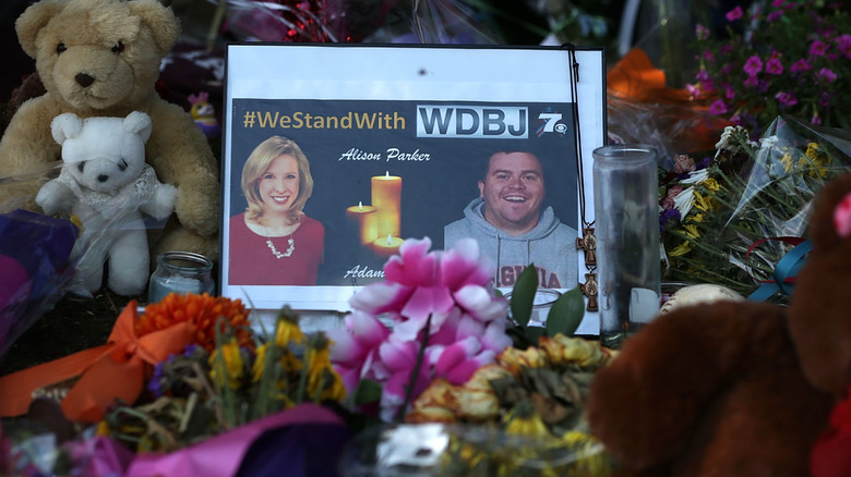 Memorial honoring Alison Parker and Adam Ward