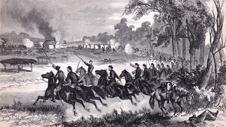 James R. O'Neill portrait of Battle of Honey Springs