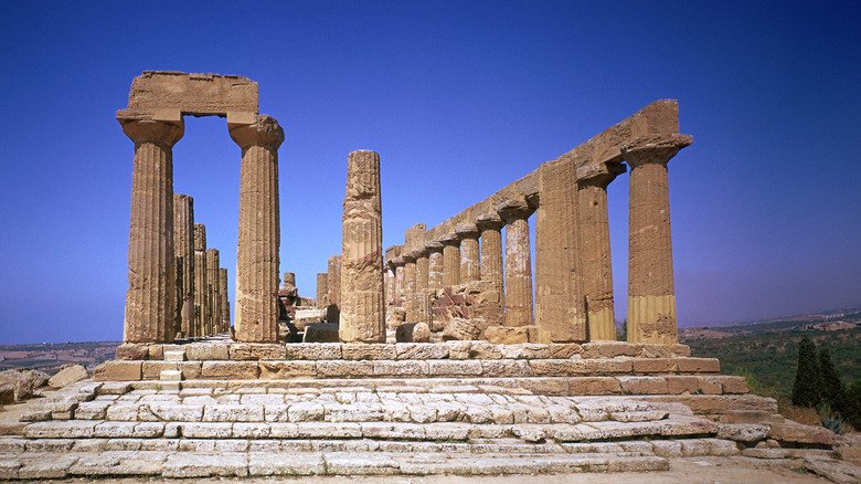 Ancient ruins in Sicily