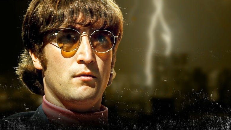 John Lennon with sunglasses