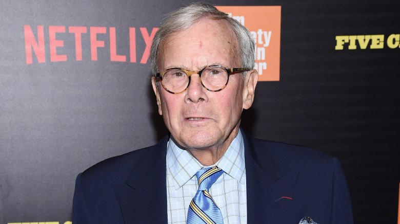 tom brokaw in glasses at Netflix event