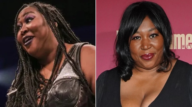 Kia Stevens side by side