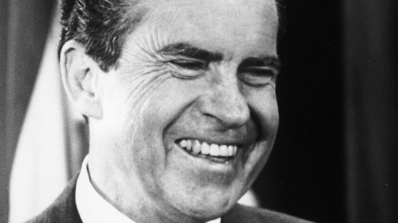 Richard Nixon smiling