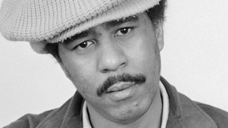 Richard Pryor in knit cap