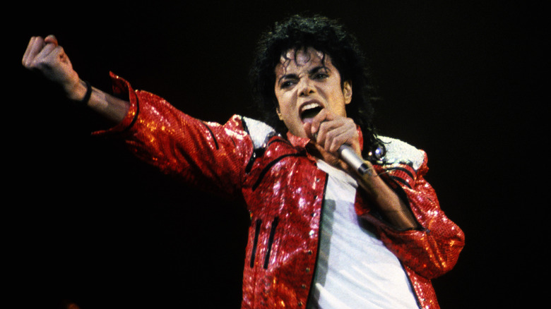 Michael Jackson performing