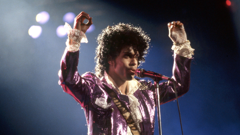 prince performing on stage
