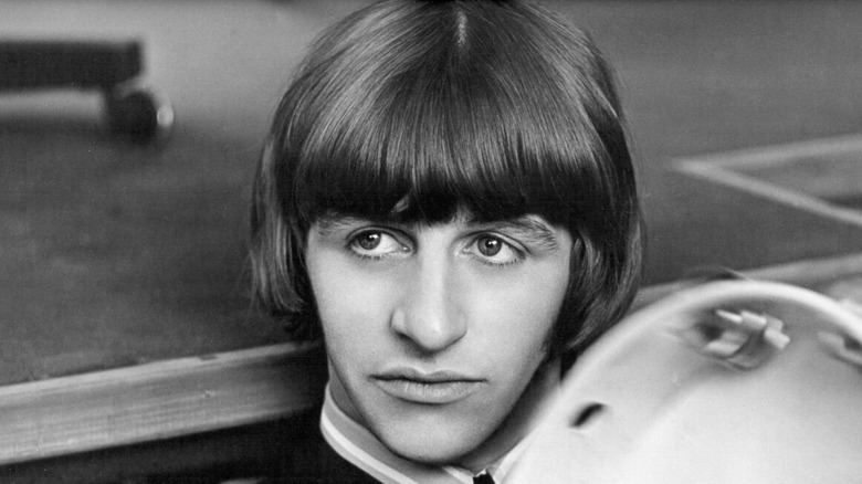 Ringo Starr posing in 1964