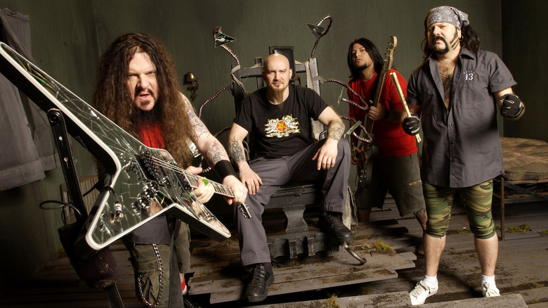 Damageplan posing for a publicity photo