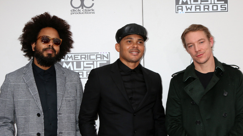 Major Lazer posing for a photo