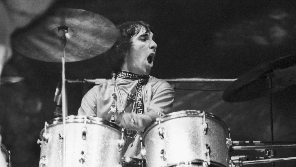 Keith Moon on the Drums 