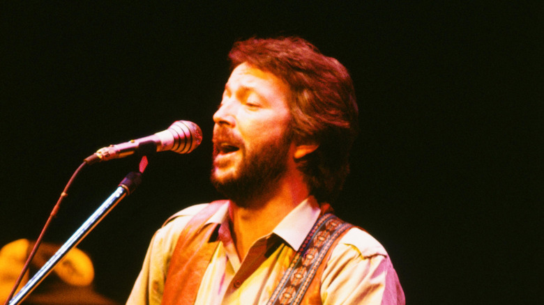 Eric Clapton singing in 1981
