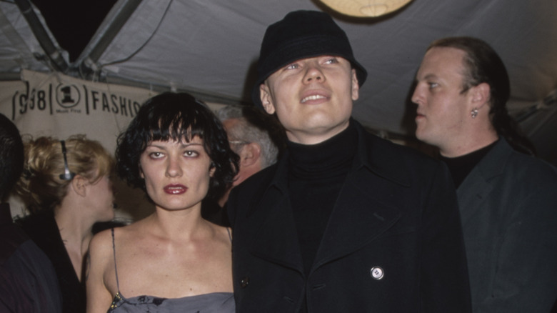 The Smashing Pumpkins' Billy Corgan and Yelena Yemchuk posing together