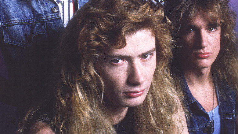 Dave Mustaine looking menacing in Megadeth publicity photo