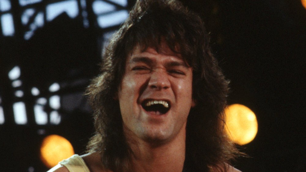 Eddie Van Halen smiling