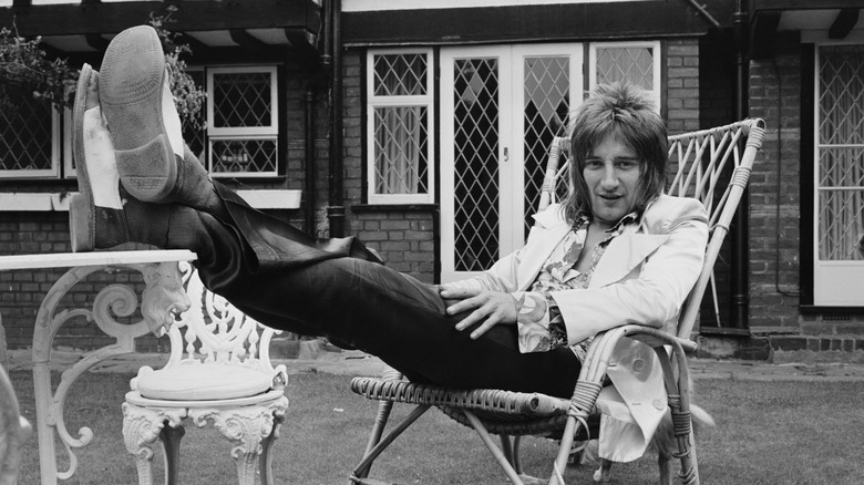 Rod Stewart is photographed in 1971