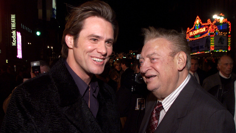 Jim Carrey and Rodney Dangerfield 