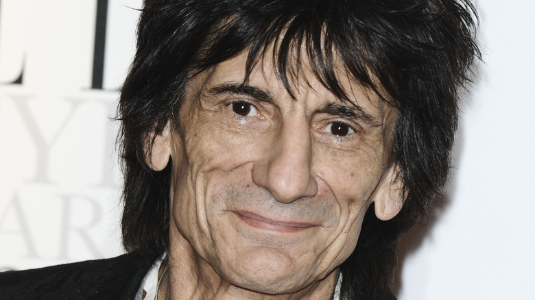 Ronnie Wood close up portrait