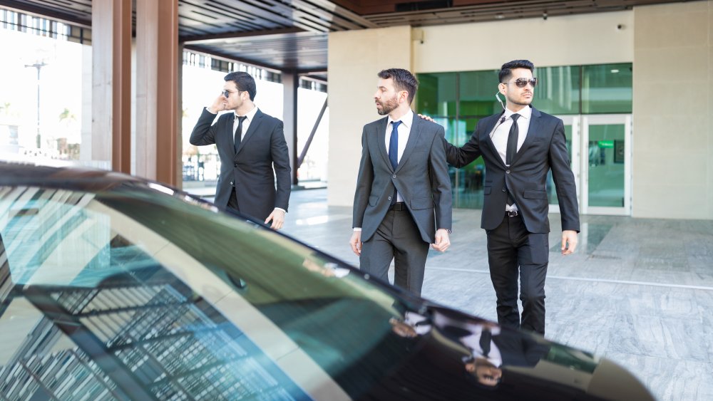 Secret Service walking together