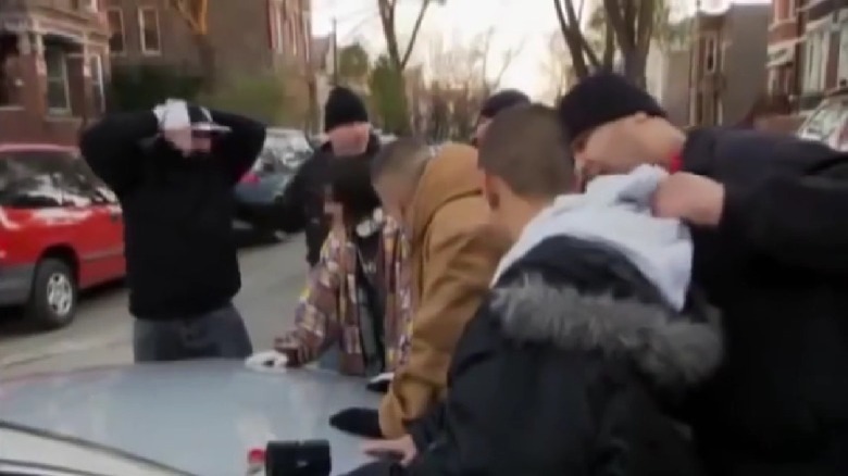 men being arrested 