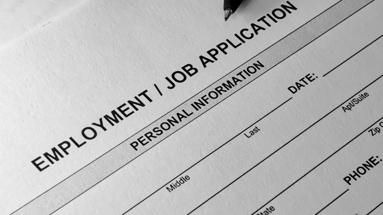 Employment form