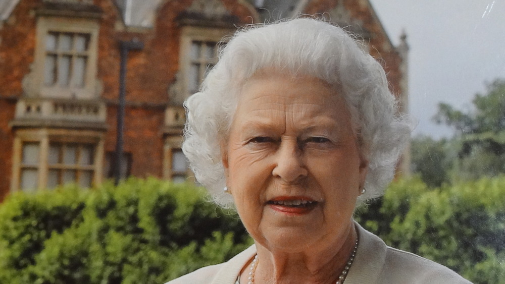 Queen Elizabeth II at Sandringham