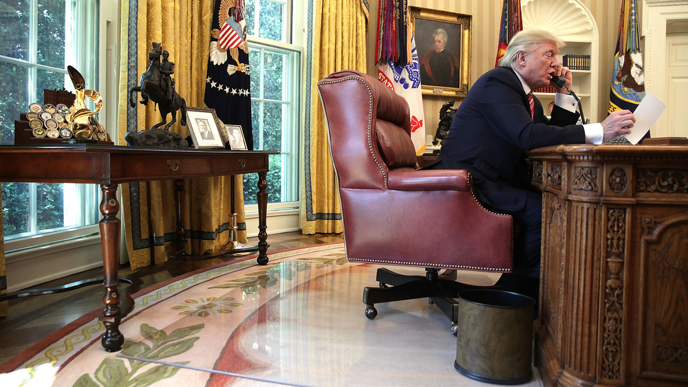 trump on the phone