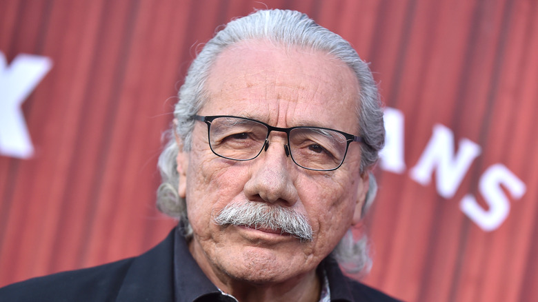 Edward James Olmos looking at the camera