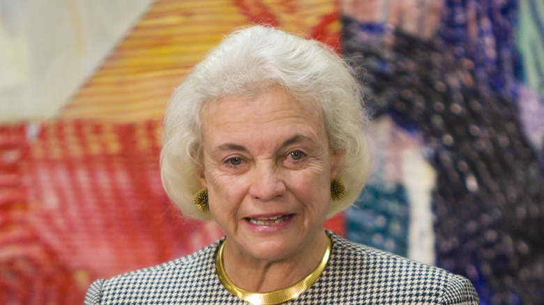 Sandra day O'Connor smiling