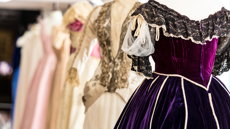 Replica of purple dress by Keckley