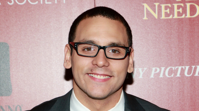 A.J. Clemente smiling on red carpet of Sony event