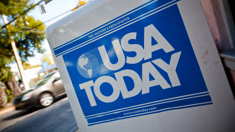 USA Today newspaper box
