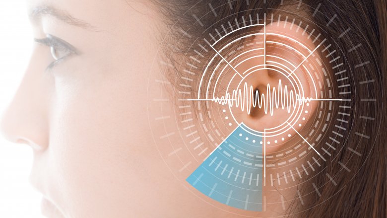 woman listening ears