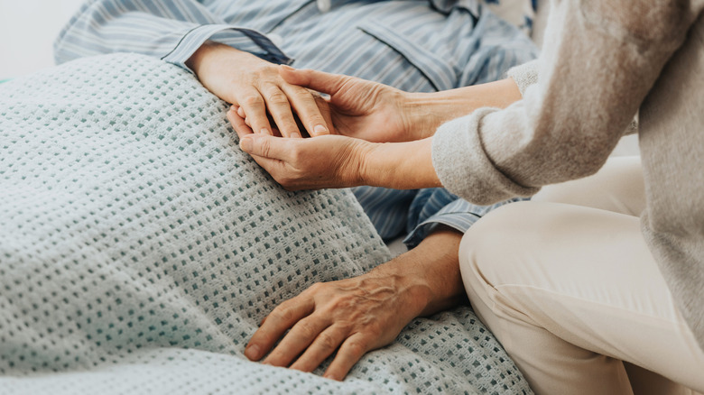 A dying man