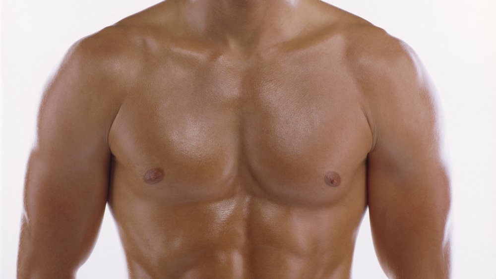 Bare male chest