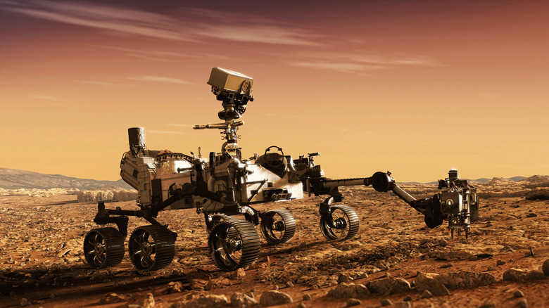 Rover on Mars