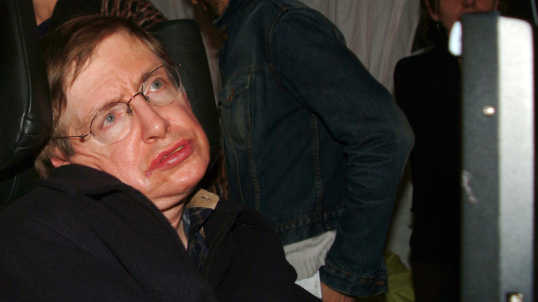 Stephen Hawking at event