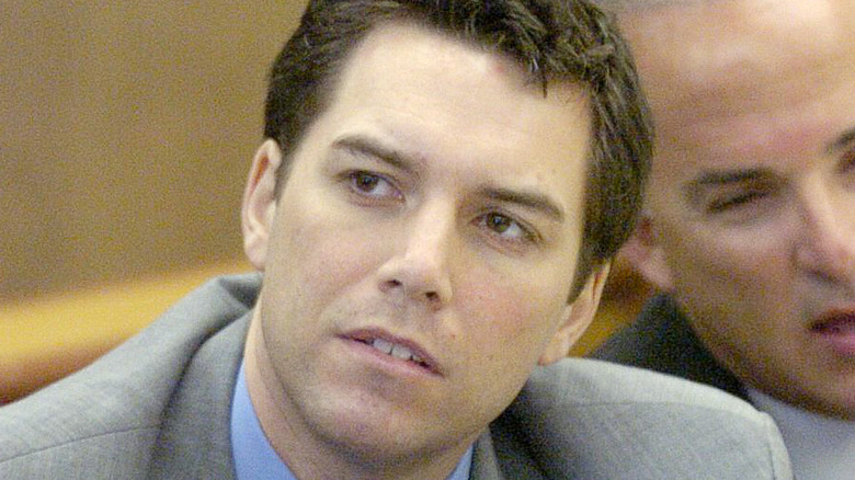Convicted murderer Scott Peterson at his 2004 trial 
