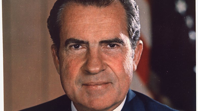 Richard Nixon smiling