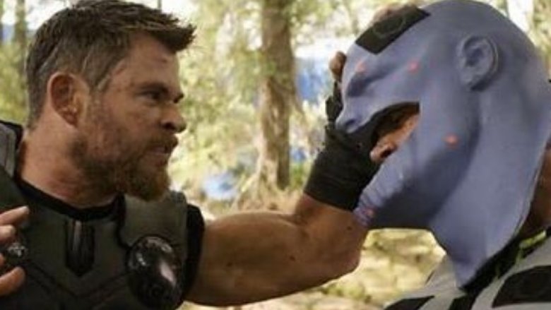 Josh Brolin in Thanos mask