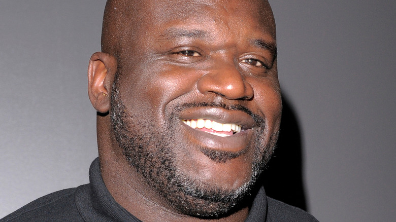 Shaquille O'Neal smiling