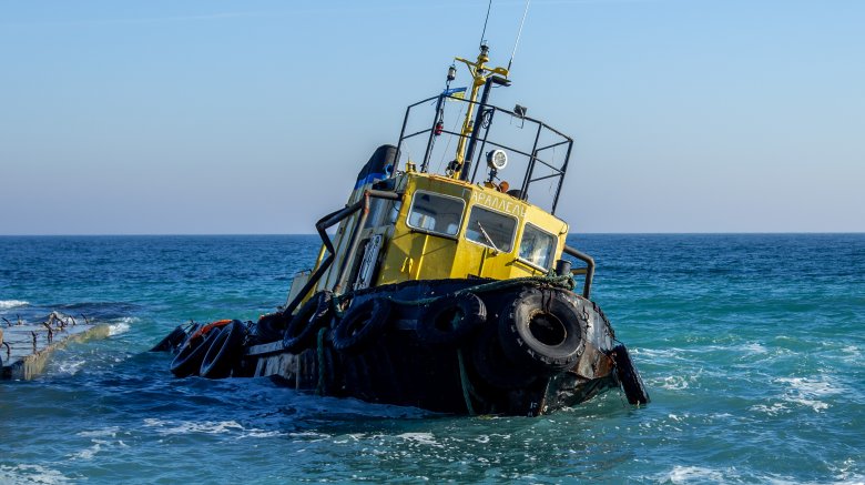 Ship at sea