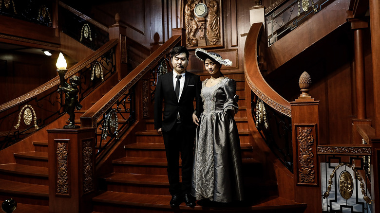 titanic exhibition grand staircase