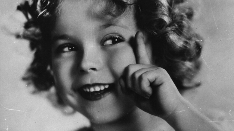 Shirley Temple smiling