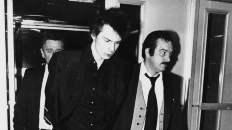 Sid Vicious in police custody