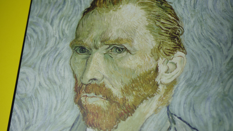 self portrait of Van Gogh red hair beard