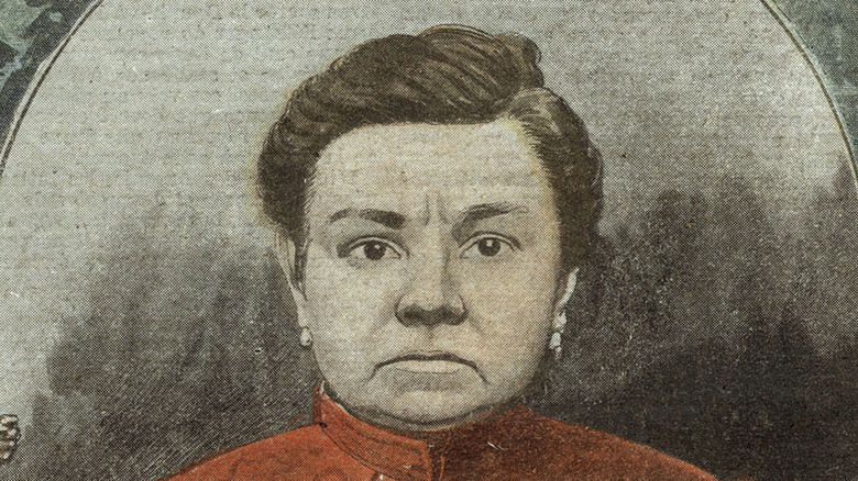 Drawing of Jeanne Weber