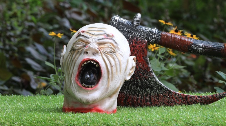 fake severed head